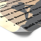 新年の決議 ポスター (角)