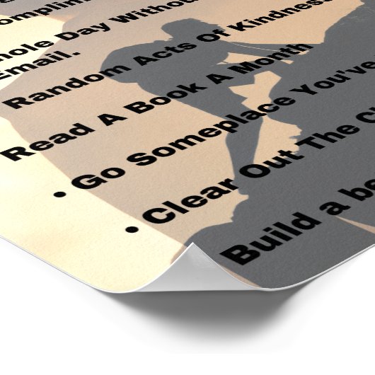 新年の決議 ポスター (角)