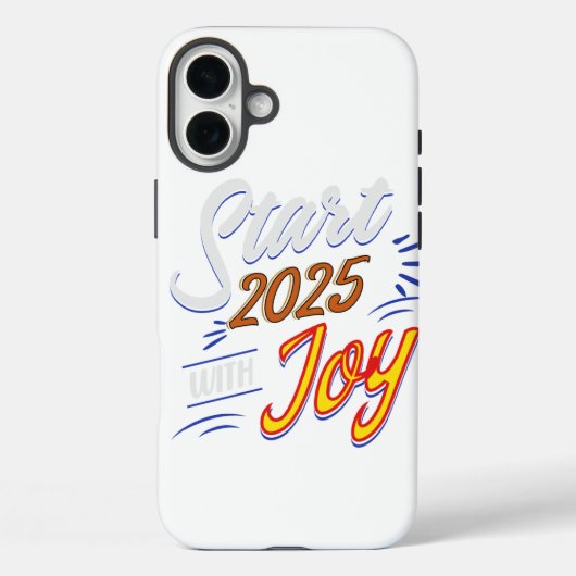 新年の特別 – 2025年に電話ケースで喜びを開始 Case-Mate iPhoneケース (裏面)
