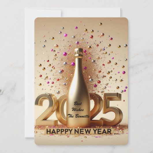 新年の祈り シーズンカード (正面)