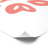 新年の私は肯定フローラピンクの美学 ポスター (コーナー)