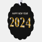 新年の紙オーナメントカード オーナメントカード (左)