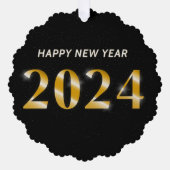 新年の紙オーナメントカード オーナメントカード (正面)