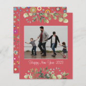 新年の紙シート (正面/裏面)