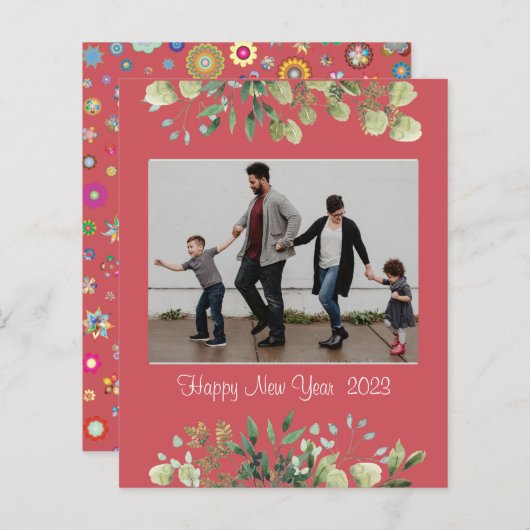 新年の紙シート (正面/裏面)