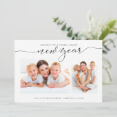 新年の紙吹雪2の写真の休日カード シーズンカード (スタンド正面)