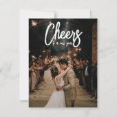新年の結婚報告写真 シーズンカード (正面)