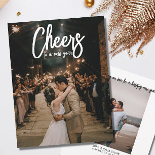 新年の結婚報告写真 シーズンカード