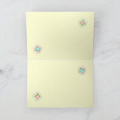 新年の花火が赤く輝く シーズンカード (内部)