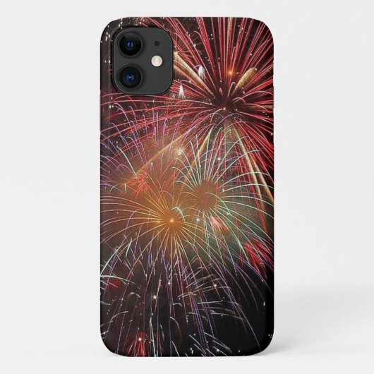 新年の花火の輝き Case-Mate iPhoneケース (裏面)