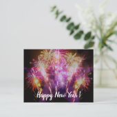 新年の花火はがき シーズンポストカード (スタンド正面)