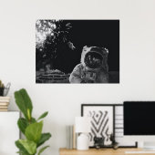 新年の花火大会 ポスター (ホームオフィス)