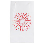 新年の花火 スモールペーパーバッグ (正面)