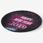 新年の花火 ペーパープレート (アングル)