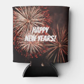 新年の花火 缶クーラー (正面)