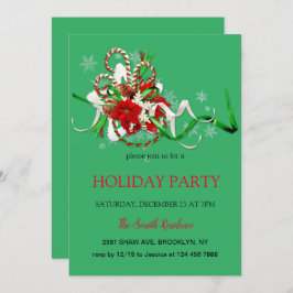 新年の装飾ロリポップ・アートの、クリスマススターInvite 招待状