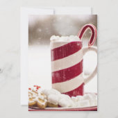 新年の装飾ロリポップ・アートの、クリスマススターInvite 招待状 (裏面)