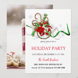 新年の装飾ロリポップ・アートの、クリスマススターInvite 招待状