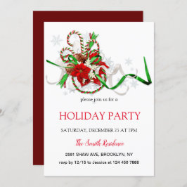 新年の装飾ロリポップ・アートの、クリスマススターInvite 招待状