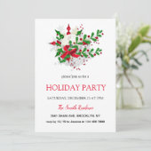 新年の装飾、クリスマススター招待状 招待状 (スタンド正面)