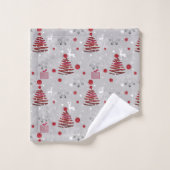 新年の装飾、クリスマス バスタオルセット (ウォッシュタオル)