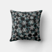 新年の装飾，クリスマス，新年，雪，雪 クッション (裏面)