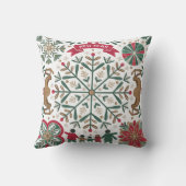 新年の贈り物枕 クッション (裏面)