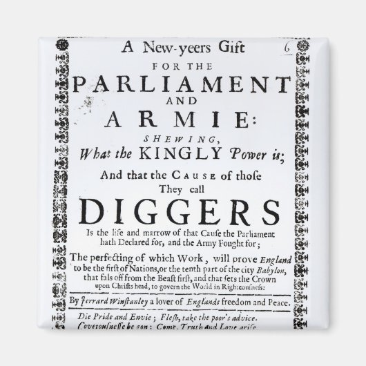 新年の贈り物 マグネット (正面)