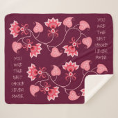 新年の贈り物，誕生日，バレンタニ結婚ー， シェルパブランケット (正面(横))