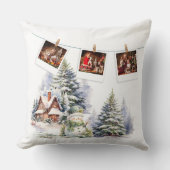 新年の赤いスタイル クッション (正面)