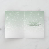 新年の雪のよロシアのうなもみの木 シーズンカード (内部)