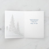 新年の雪氷山ソン&ファミリーテニソン・ポエム シーズンカード (内部)