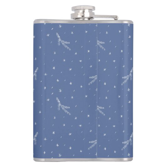 新年の雪 フラスク (裏面)