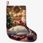 新年の雰囲気 スモールクリスマスストッキング (正面)