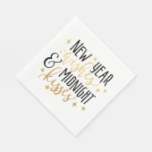 新年の願いと真夜中のキス スタンダードランチョンナプキン (角)