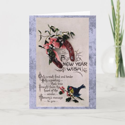 新年の願い シーズンカード (正面)