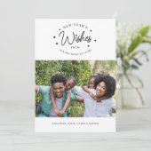 新年の願い、新しい自宅住所2写真 シーズンカード (スタンド正面)