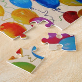 新年の風船 ジグソーパズル (側面)