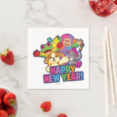 新年の風船 スタンダードカクテルナプキン (インサイチュ)