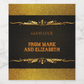 新年の飲料用ラベルセット ワインラベル (シングルラベル)