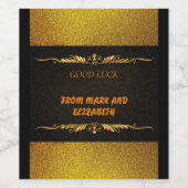 新年の飲料用ラベルセット ワインラベル (シングルラベル)