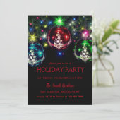 新年の飾り、クリスマススター 招待状 (スタンド正面)