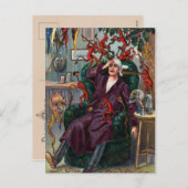 新年の鬼のはがき シーズンポストカード (正面/裏面)