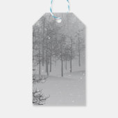 新年の魔法白黒トナカイ ギフトタグ (裏面)