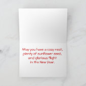 新年の鳥 シーズンカード (内部)