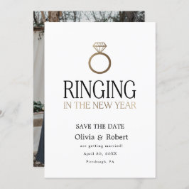 新年の鳴き声を写真で保存する 招待状