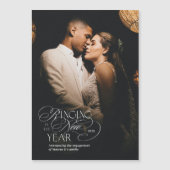 「新年の鳴り声」婚約発表 マグネット招待状 (正面)
