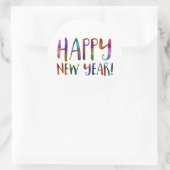 新年の《写真》ぼけ味 ラウンドシール (バッグ)