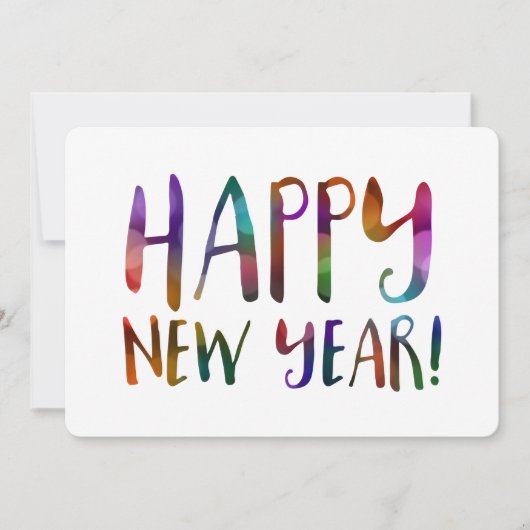 新年の《写真》ぼけ味 招待状 (正面)