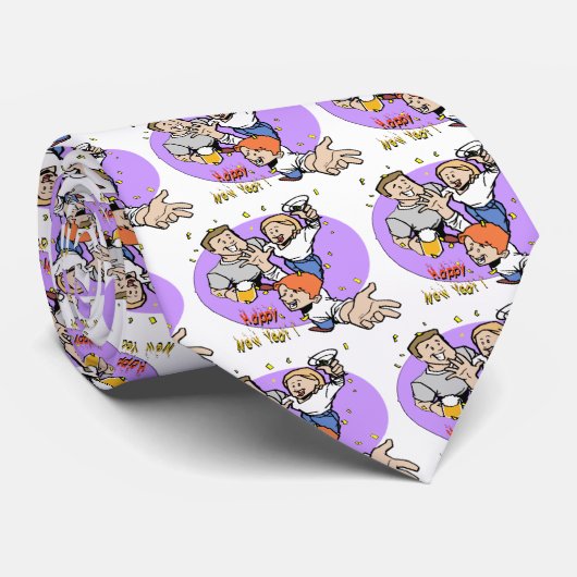 新年のPartyers ネクタイ (ロール)